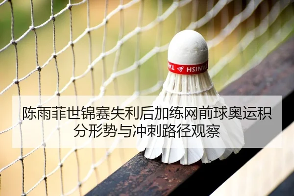 陈雨菲世锦赛失利后加练网前球奥运积分形势与冲刺路径观察
